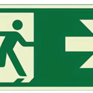 Exit Kleber leuchtend